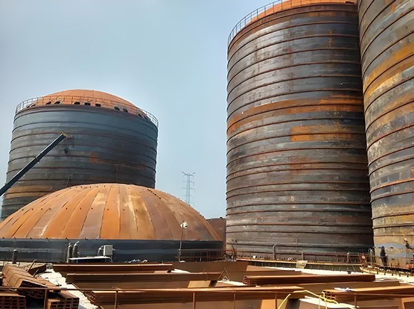 鹿城焦粉钢板仓